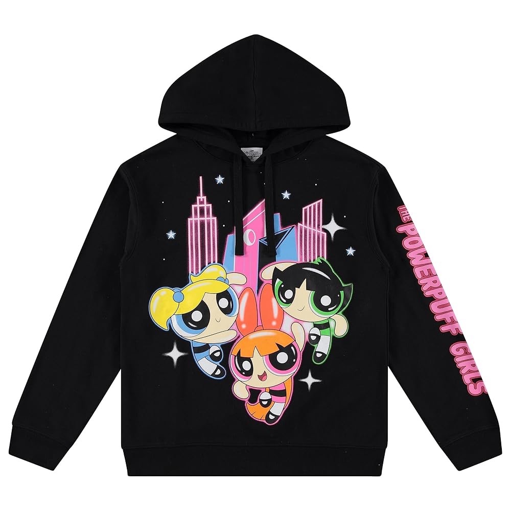 Powerpuff Girls Woman’s Classic Hoodie Sweatshirt Blossom Bubble and Buttercup